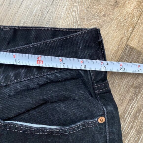 LEVI`S 505 Jeans 40"x31" Men's Regular Fit Straight Leg Black Denim - Picture 6 of 12